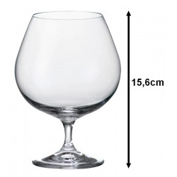 Taça AVULSA 690ml Para Conhaque Gastro Em Cristal Ecologico 15cm